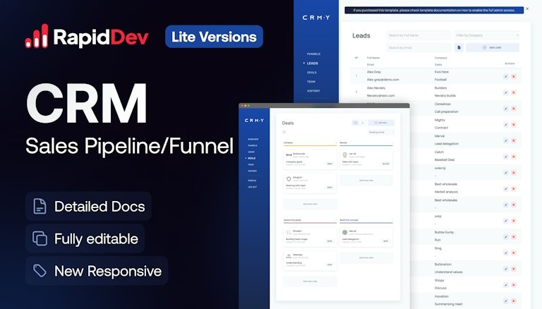 Crm & Sales Pipeline Lite