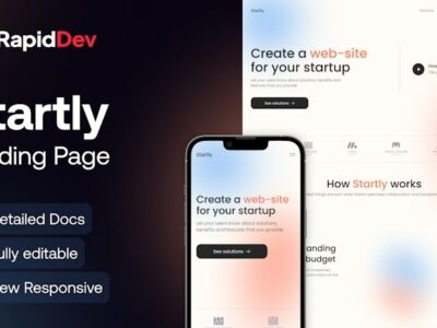 Startly - Startup Landing Page