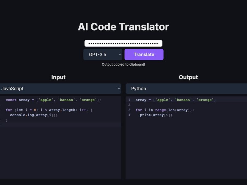 AI Code Translator