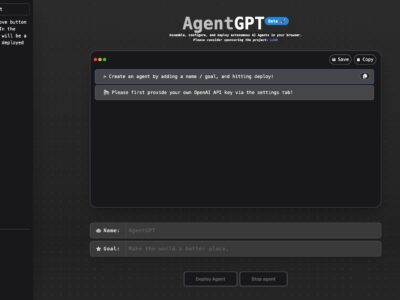 AgentGPT - AI Agents with Langchain & OpenAI
