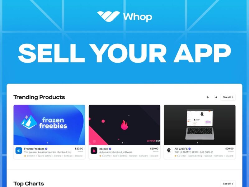 Whop SaaS Template