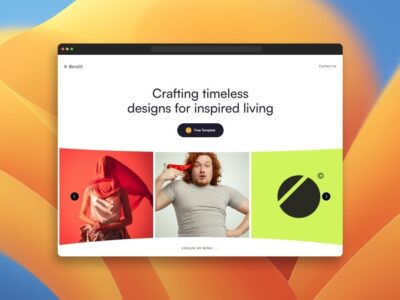 Bend — Free Designer and Developer Template